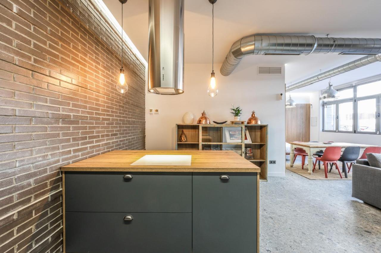 Loft Reformado Industrial Appartamento Madrid Esterno foto