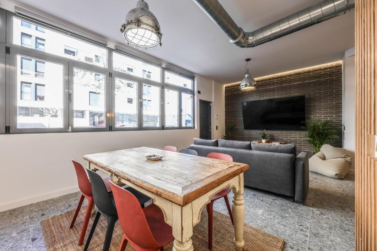 Loft Reformado Industrial Appartamento Madrid Esterno foto