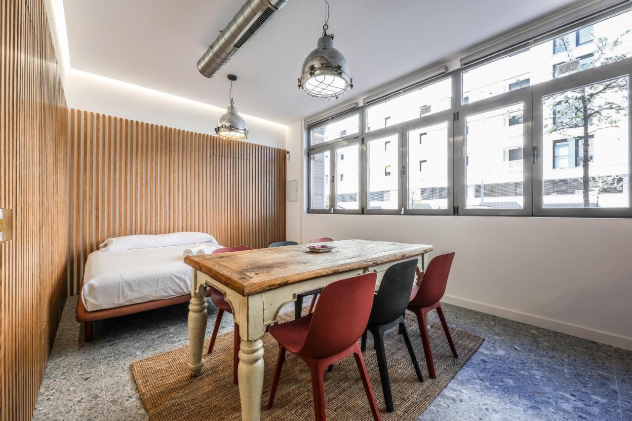 Loft Reformado Industrial Appartamento Madrid Esterno foto