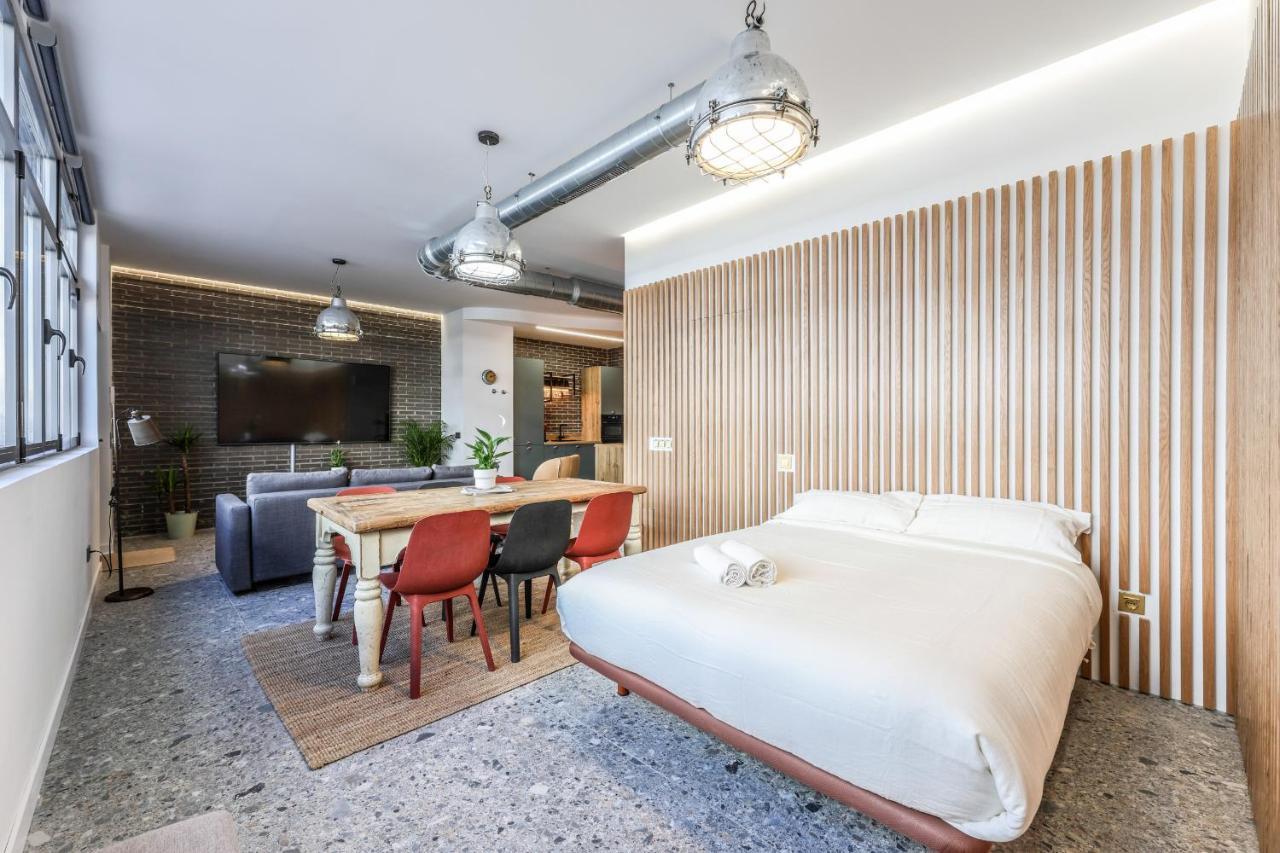 Loft Reformado Industrial Appartamento Madrid Esterno foto