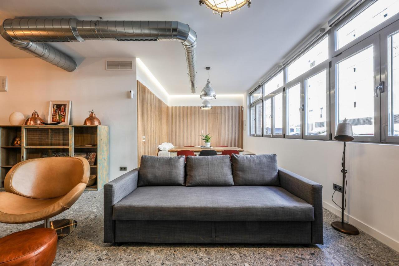 Loft Reformado Industrial Appartamento Madrid Esterno foto
