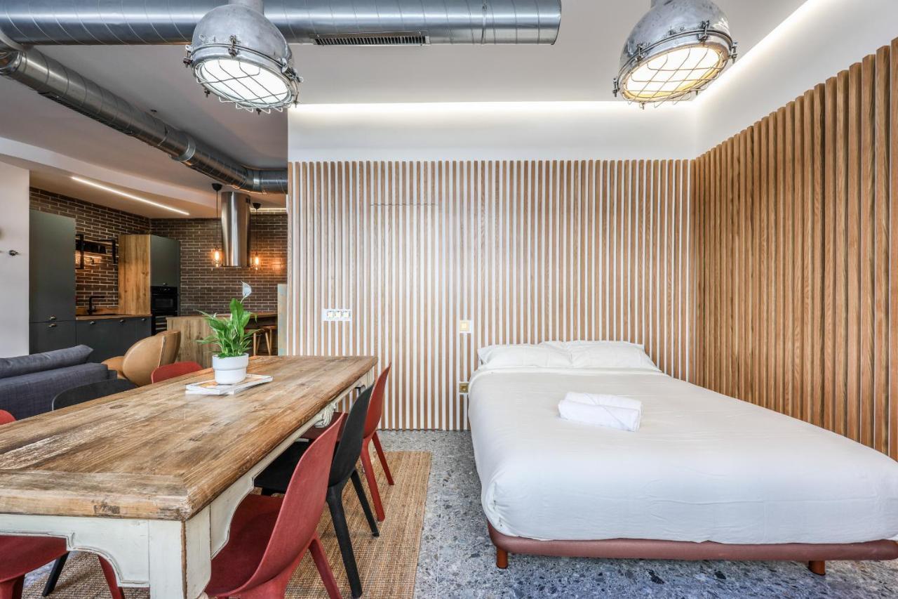 Loft Reformado Industrial Appartamento Madrid Esterno foto