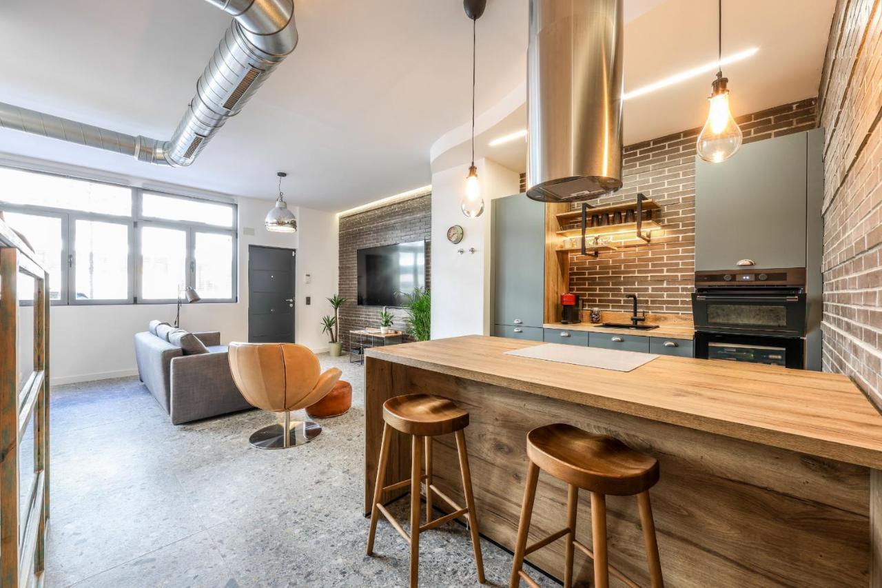 Loft Reformado Industrial Appartamento Madrid Esterno foto