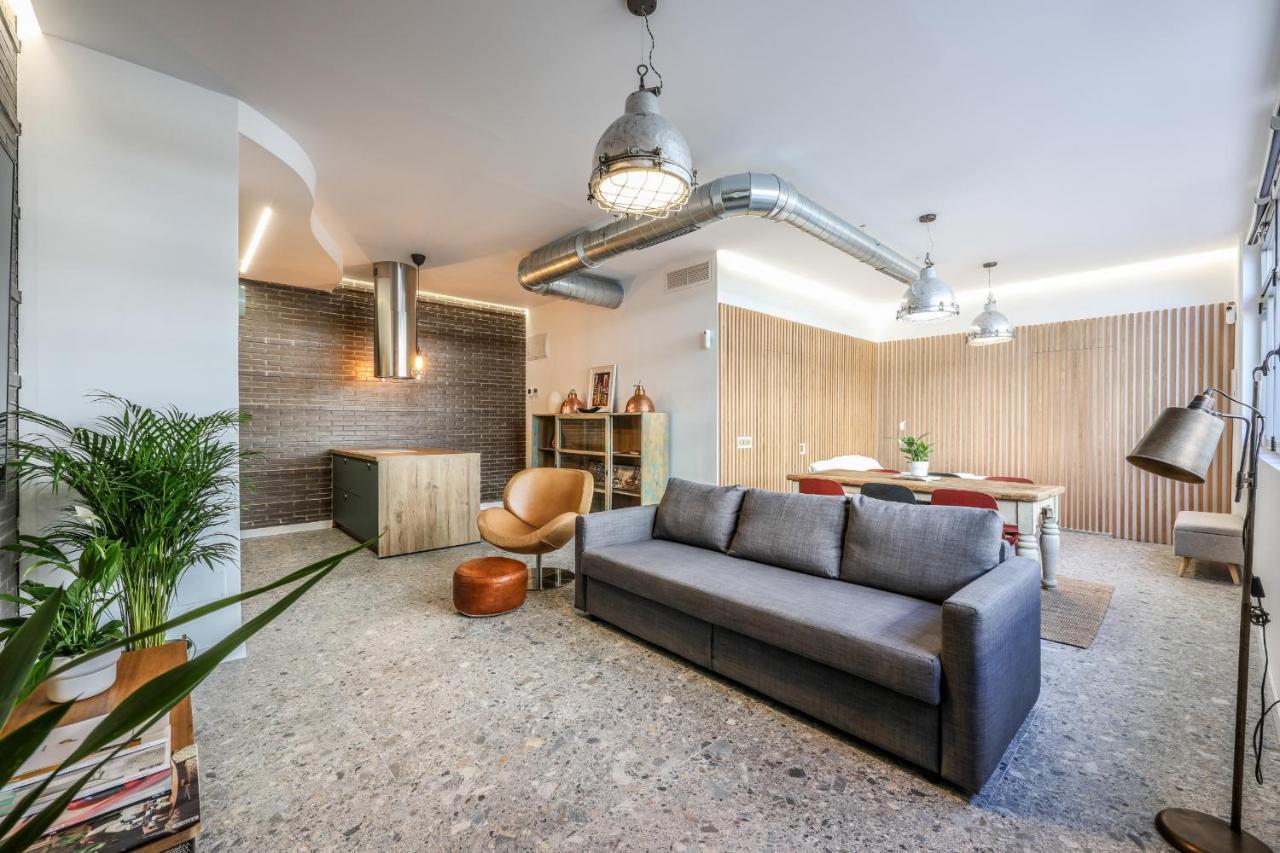 Loft Reformado Industrial Appartamento Madrid Esterno foto